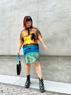 Desigual心斎橋STAFFさん（レディース・158cm）の秋コーディネート