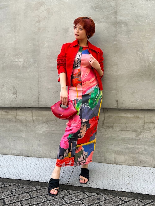 Desigual（デシグアル） ワンピース アートコラージュワンピース