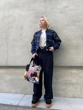Desigual心斎橋STAFFさん(レディース・162cm)の冬コーディネート
