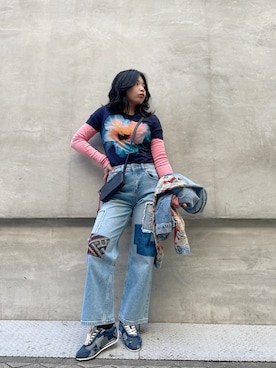 Desigual心斎橋STAFFさん（レディース・153cm）の冬コーディネート