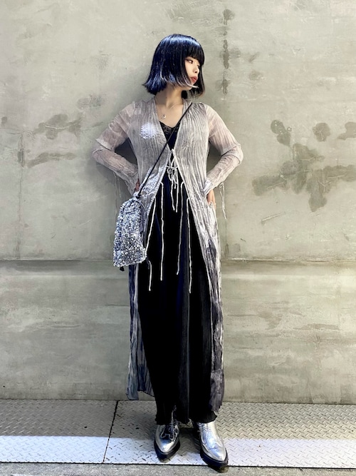 ブラウス シャツ タイダイグラデーションロングブラウス レディース Desigual ブラウス シャツ タイダイグラデーションロング