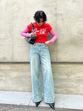 Desigual心斎橋STAFFさん（レディース・160cm）の冬コーディネート