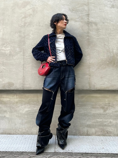 デシグアル Desigual レディースジャケット デニム×黒無地 ウィメンズデニムジャケット | Desigual ジャケット・アウター