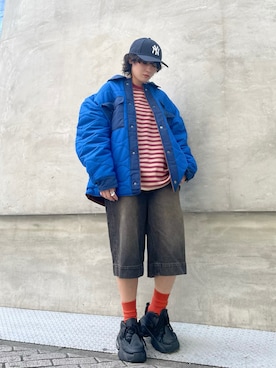 Desigual心斎橋STAFFさん（メンズ・160cm）の秋コーディネート