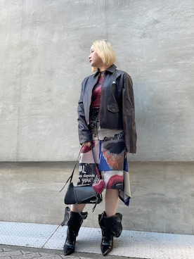 Desigual心斎橋STAFFさん（レディース・162cm）の冬コーディネート