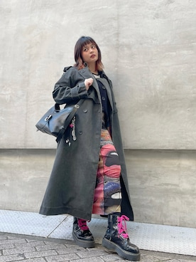 Desigual心斎橋STAFFさん(レディース・158cm)の冬コーディネート