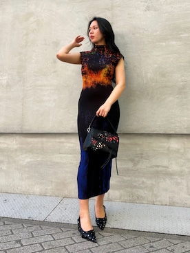 「Desigual（デシグアル）のアイテム」を使った、Desigual心斎橋STAFFさん（レディース・163cm）の春コーディネート