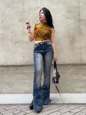 Desigual心斎橋STAFFさん(レディース・163cm)の秋コーディネート