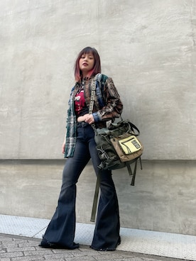 Desigual心斎橋STAFFさん(レディース・158cm)の冬コーディネート