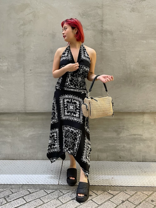 ワンピース 「Desigual×Collina Strada」 オーシャンプリント