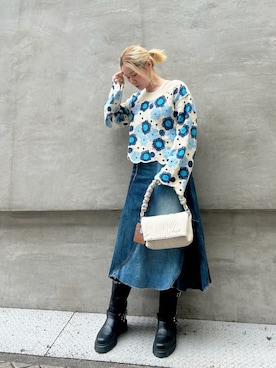 「Desigual（デシグアル）のアイテム」を使った、Desigual心斎橋STAFFさん（レディース・162cm）の春コーディネート