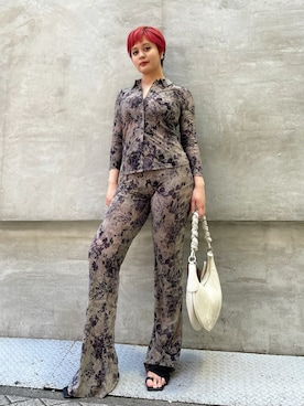 「Desigual（デシグアル）のアイテム」を使った、Desigual心斎橋STAFFさん（レディース・158cm）の夏コーディネート