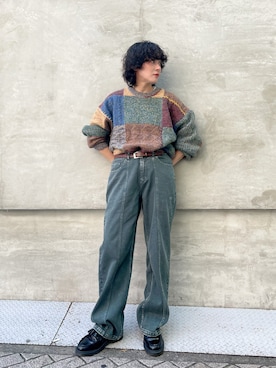 Desigual心斎橋STAFFさん（メンズ・160cm）の秋コーディネート