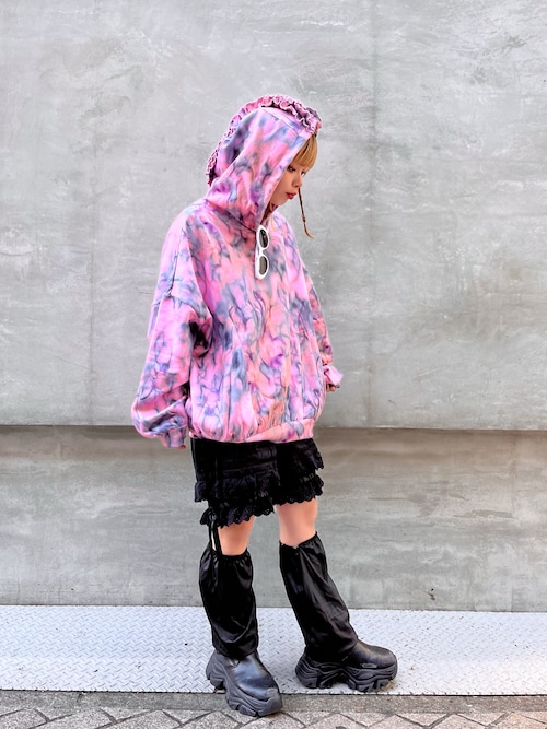 Desigual×Collina Strada ガーリーフーディー タイダイ柄 Desigual