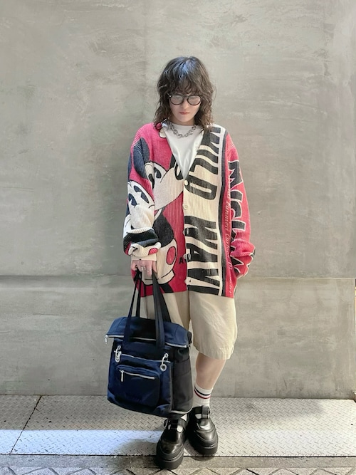 Desigual セーター ニット ミッキーマウス カーディガンニット Desigual セーター ニット ミッキーマウス カーディガンニット