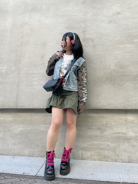 Desigual心斎橋STAFFさん(レディース・153cm)の冬コーディネート
