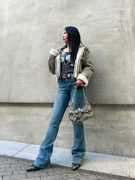 Desigual心斎橋STAFFさん(レディース・163cm)の冬コーディネート