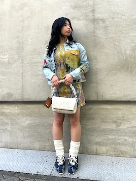 「Desigual（デシグアル）のアイテム」を使った、Desigual心斎橋STAFFさん（レディース・153cm）の冬コーディネート