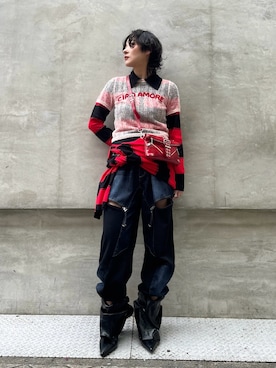 Desigual心斎橋STAFFさん（レディース・160cm）の冬コーディネート