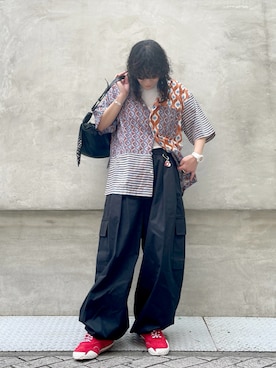 「UNITED ARROWS（ユナイテッドアローズ）のアイテム」を使った、Desigual心斎橋STAFFさん（メンズ・160cm）の夏コーディネート