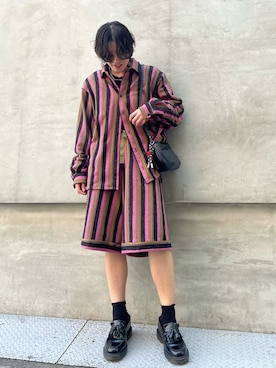 「派手」｜Desigual心斎橋STAFFさん（レディース・160cm）の春コーディネート