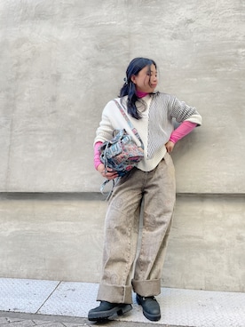 Desigual心斎橋STAFFさん(レディース・153cm)の冬コーディネート