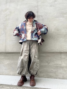 Desigual心斎橋STAFFさん(レディース・160cm)の冬コーディネート
