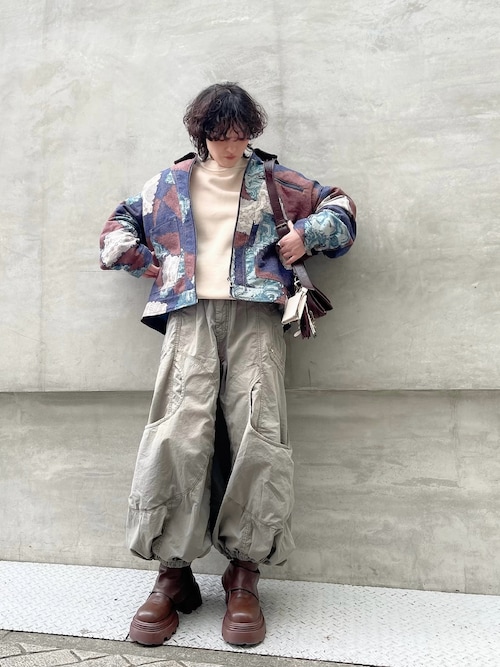 Desigual（デシグアル） チェスターコート コート パッチワーク