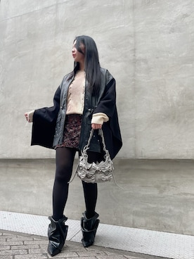 Desigual心斎橋STAFFさん(レディース・163cm)の冬コーディネート