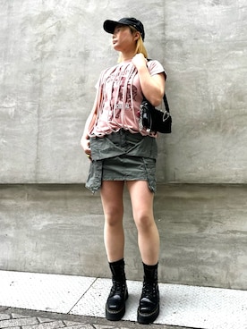 Desigual心斎橋STAFFさん（レディース・162cm）の春コーディネート