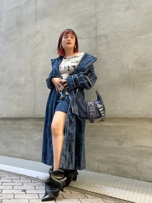 セール】デニムバックルショルダーバッグ（ショルダーバッグ