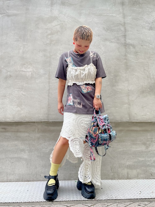 Desigual tシャツ 「NEW」キャットアソートプリントTシャツ