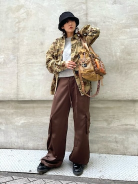 「Desigual（デシグアル）のアイテム（トップス）」を使った、Desigual心斎橋STAFFさん（メンズ・160cm）の夏コーディネート