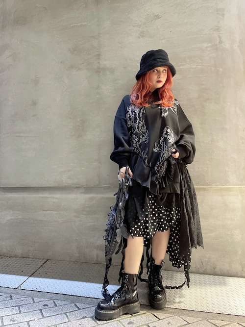 セール】【Desigual×Maria Escote】レースアップリケ