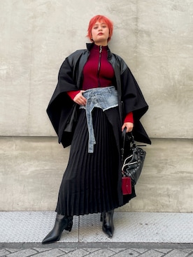 Desigual心斎橋STAFFさん(レディース・158cm)の秋コーディネート