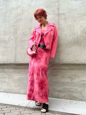 「Desigual（デシグアル）のアイテム」を使った、Desigual心斎橋STAFFさん（レディース・158cm）の春コーディネート