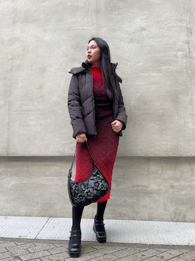 Desigual心斎橋STAFFさん（レディース・163cm）の冬コーディネート