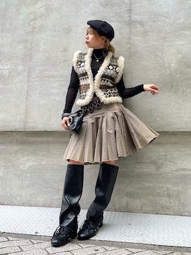 「THE YOn（ザヨン）のアイテム」を使った、Desigual心斎橋STAFFさん（レディース・153cm）の夏コーディネート