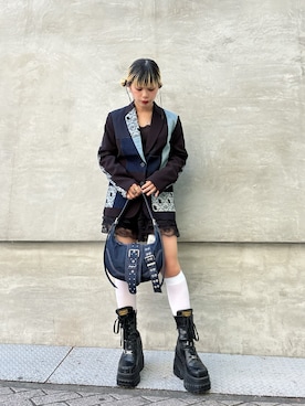 「ベーシック/トラッド」｜Desigual心斎橋STAFFさん（レディース・156cm）の秋コーディネート