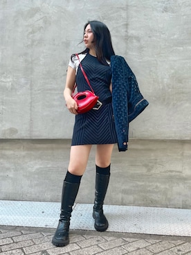 Desigual心斎橋STAFFさん（レディース・163cm）の冬コーディネート