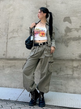 Desigual心斎橋STAFFさん(レディース・163cm)の夏コーディネート