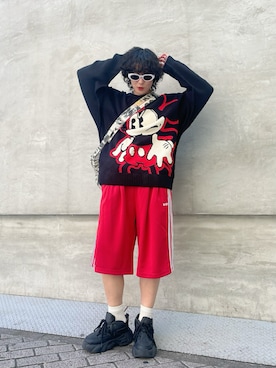 「アイテム（ハンドバッグ）」を使った、Desigual心斎橋STAFFさん（メンズ・160cm）の秋コーディネート
