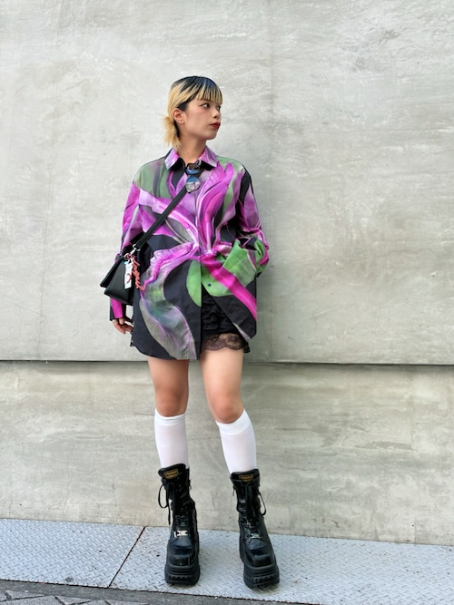 Desigual ✨試着のみ美品✨シアーオリエンタル柄ガウン、カフタン 小さいサイズ]ミドル丈シアーカーディガン(日よけ/冷房対策に