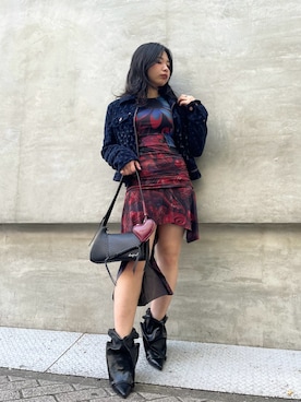 Desigual心斎橋STAFFさん（レディース・153cm）の冬コーディネート