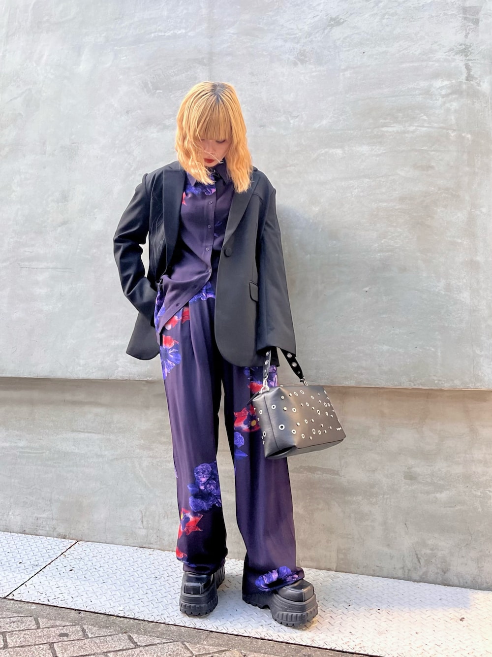 未使用 タグ付き Rosymonster テーラードジャケット フラワープリント Desigual（デシグアル）の「エンブロイダリーフラワー