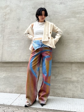 Desigual心斎橋STAFFさん（レディース・160cm）の春コーディネート