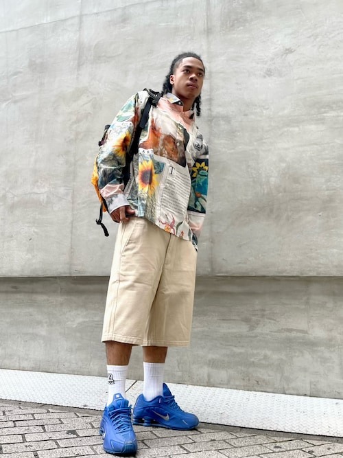Desigual（デシグアル） シャツ 新聞コラージュ プリント シャツ