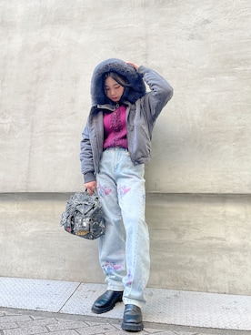 Desigual心斎橋STAFFさん（レディース・153cm）の冬コーディネート