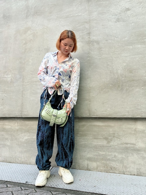 セール】グラデーションジャカードデニムパンツ（デニムパンツ