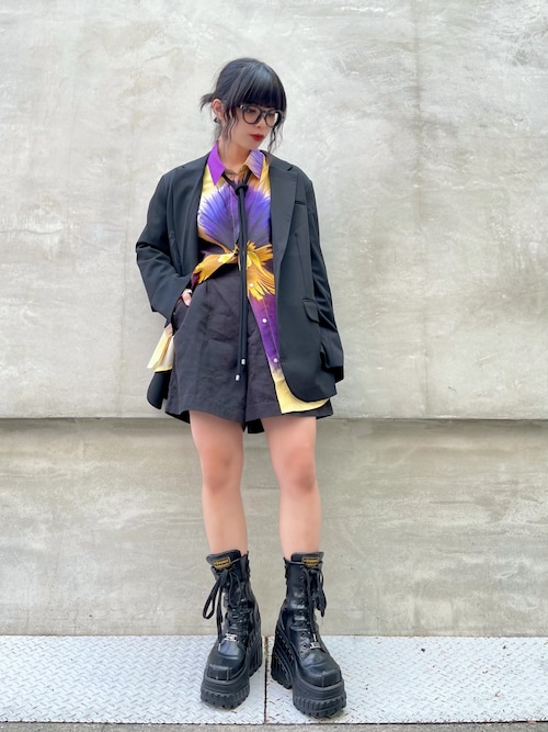 Desigual ブラウス シャツ PENSEELACROIX シャツロングスリーブ